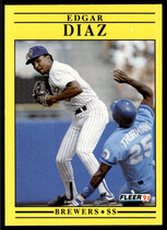 1991 Fleer Base Set #581 Edgar Diaz