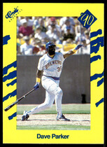 1990 Classic Yellow #T10 Dave Parker