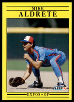 1991 Fleer Base Set #224 Mike Aldrete
