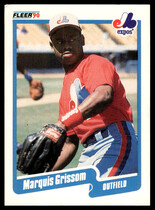 1990 Fleer Base Set #347 Marquis Grissom