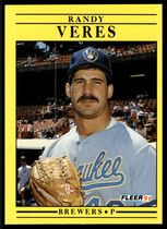 1991 Fleer Base Set #600 Randy Veres