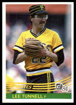 1984 Donruss Base Set #592 Lee Tunnell