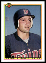 1990 Bowman Base Set #423 Scott Leius