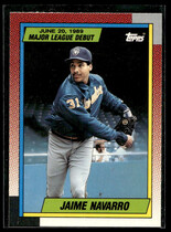 1990 Topps Debut 89 #87 Jaime Navarro