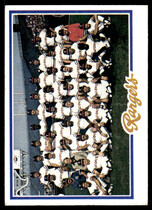 1978 Topps Base Set #659 Rangers Team