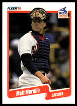1990 Fleer Base Set #542 Matt Merullo