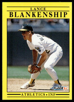 1991 Fleer Base Set #3 Lance Blankenship