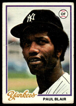 1978 Topps Base Set #114 Paul Blair