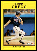 1991 Fleer Base Set #691 Tommy Gregg