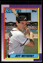 1990 Topps Base Set #142 Jeff Wetherby