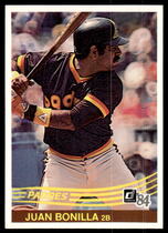 1984 Donruss Base Set #234 Juan Bonilla