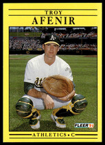 1991 Fleer Base Set #1 Troy Afenir