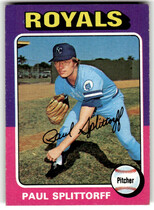 1975 Topps Base Set #340 Paul Splittorff