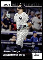 2025 Topps 2024s Greatest Hits #GH-1 Aaron Judge