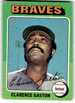 1975 Topps Base Set #427 Clarence Gaston
