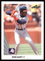 1990 Leaf Base Set #376 Ron Gant