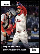 2025 Topps 2024s Greatest Hits #GH-3 Bryce Harper