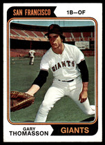 1974 Topps Base Set #18 Gary Thomasson