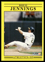 1991 Fleer Base Set #12 Doug Jennings