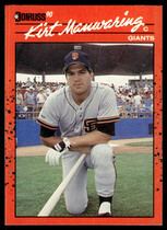 1990 Donruss Base Set #59 Kirt Manwaring