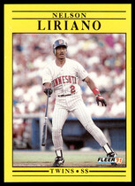 1991 Fleer Base Set #617 Nelson Liriano