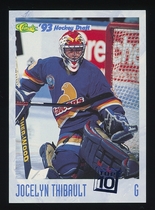 1993 Classic Draft Picks #10 Jocelyn Thibault