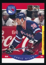 1990 Pro Set Base Set #205 Chris Nilan