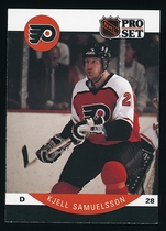 1990 Pro Set Base Set #222 Kjell Samuelsson