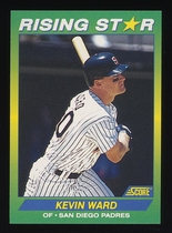 1992 Score 100 Rising Stars #42 Kevin Ward