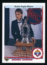 1990 Upper Deck Base Set #207 Patrick Roy (Vezina