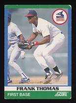 1991 Score 100 Rising Stars #78 Frank Thomas