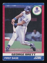 1991 Score 100 Superstars #85 George Brett