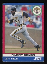 1991 Score 100 Superstars #26 Barry Bonds