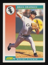1992 Score Base Set #734 Brian Drahman