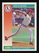 1992 Score Base Set #721 Willie Fraser