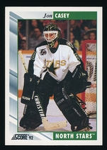 1992 Score Base Set #249 Jon Casey
