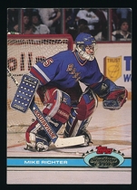 1991 Stadium Club Base Set #92 Mike Richter