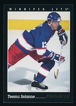 1993 Pinnacle Base Set #4 Teemu Selanne