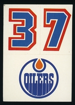 1985 Topps Sticker Inserts #33 Edmonton Oilers