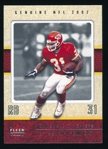 2002 Fleer Genuine #117 Priest Holmes