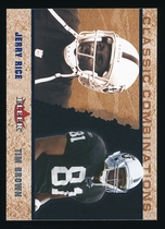 2002 Fleer Tradition Classic Combinations #8CC Tim Brown|Jerry Rice