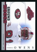 2002 Playoff Absolute Memorabilia Ground Hoggs #14 Terrell Owens