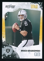 2010 Score Gold Zone #210 Bruce Gradkowski