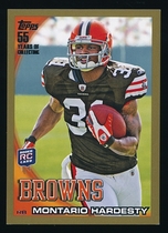 2010 Topps Gold #132 Montario Hardesty