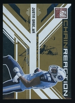 2009 Donruss Elite Chain Reaction Gold #15 Justin Gage