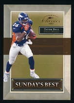 2007 Donruss Classics Sunday's Best Bronze #SB-20 Tatum Bell