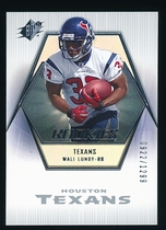 2006 SPx Base Set #124 Wali Lundy