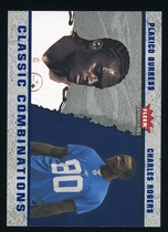 2003 Fleer Tradition Classic Combinations Blue #2CC Plaxico Burress|Charles Rogers
