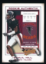 2002 Fleer Authentix #132 Kahlil Hill