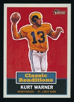 2001 Topps Heritage Classic Renditions #CR6 Kurt Warner